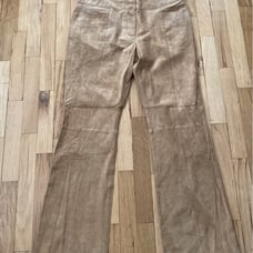 In Suede flared pants