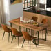 71 Rectangular Kitchen Table for 6-8 People Large Dining Table Dinette Table