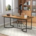 71 Rectangular Kitchen Table for 6-8 People Large Dining Table Dinette Table