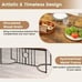 71 Rectangular Kitchen Table for 6-8 People Large Dining Table Dinette Table