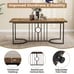 71 Rectangular Kitchen Table for 6-8 People Large Dining Table Dinette Table