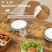 71 Rectangular Kitchen Table for 6-8 People Large Dining Table Dinette Table