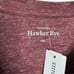 NWT Stitch Fix Hawker Rye Bacford Spacedye Pocket Crew Burgundy Maroon Size 3XL