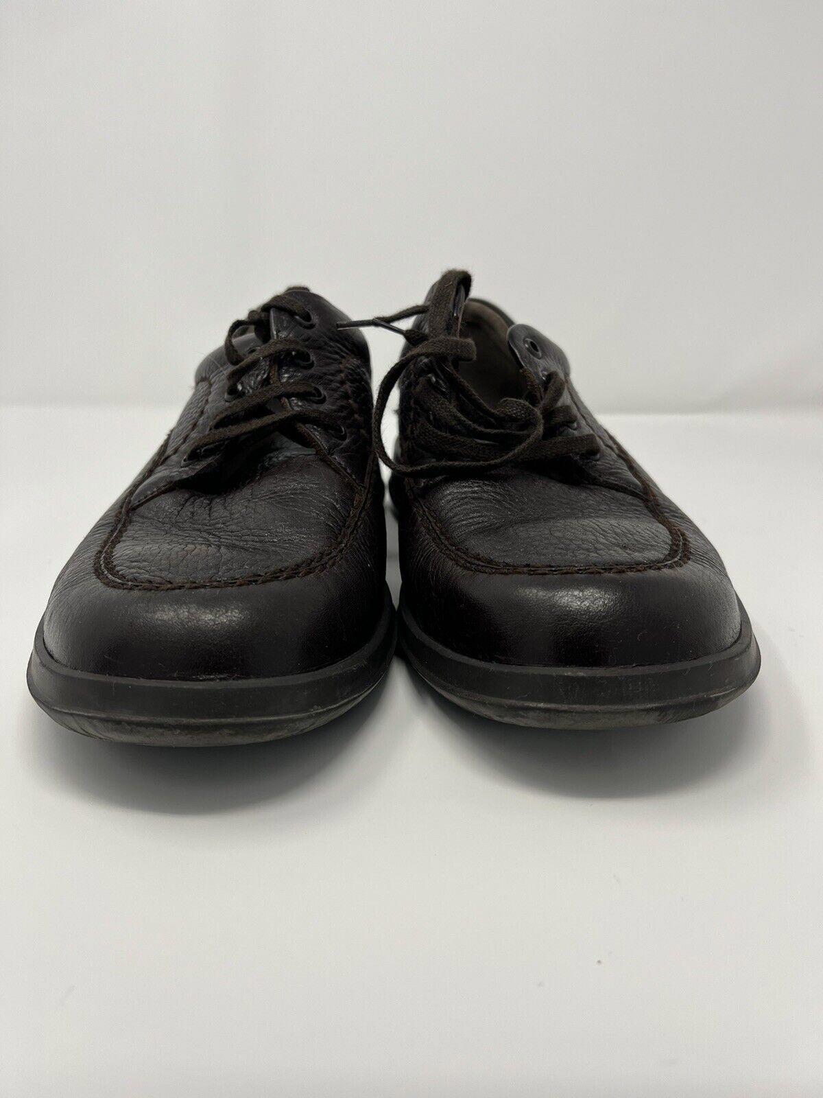 Mephisto Air Jet Mens Oxford Sneakers Size 10 Brown Leather Lace Up Casual
