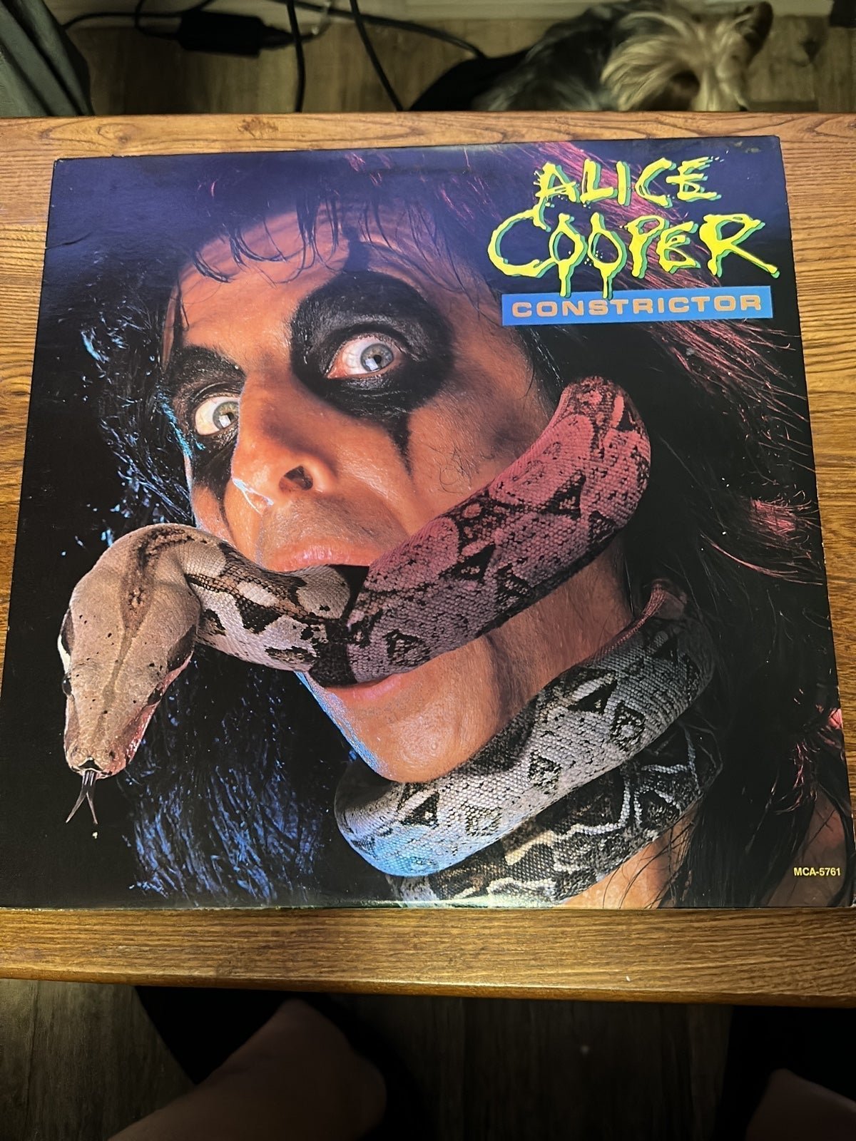 ALICE COOPER Constrictor 1986 MCA 5761 Vinyl Promo Copy With Insert VG+/NM