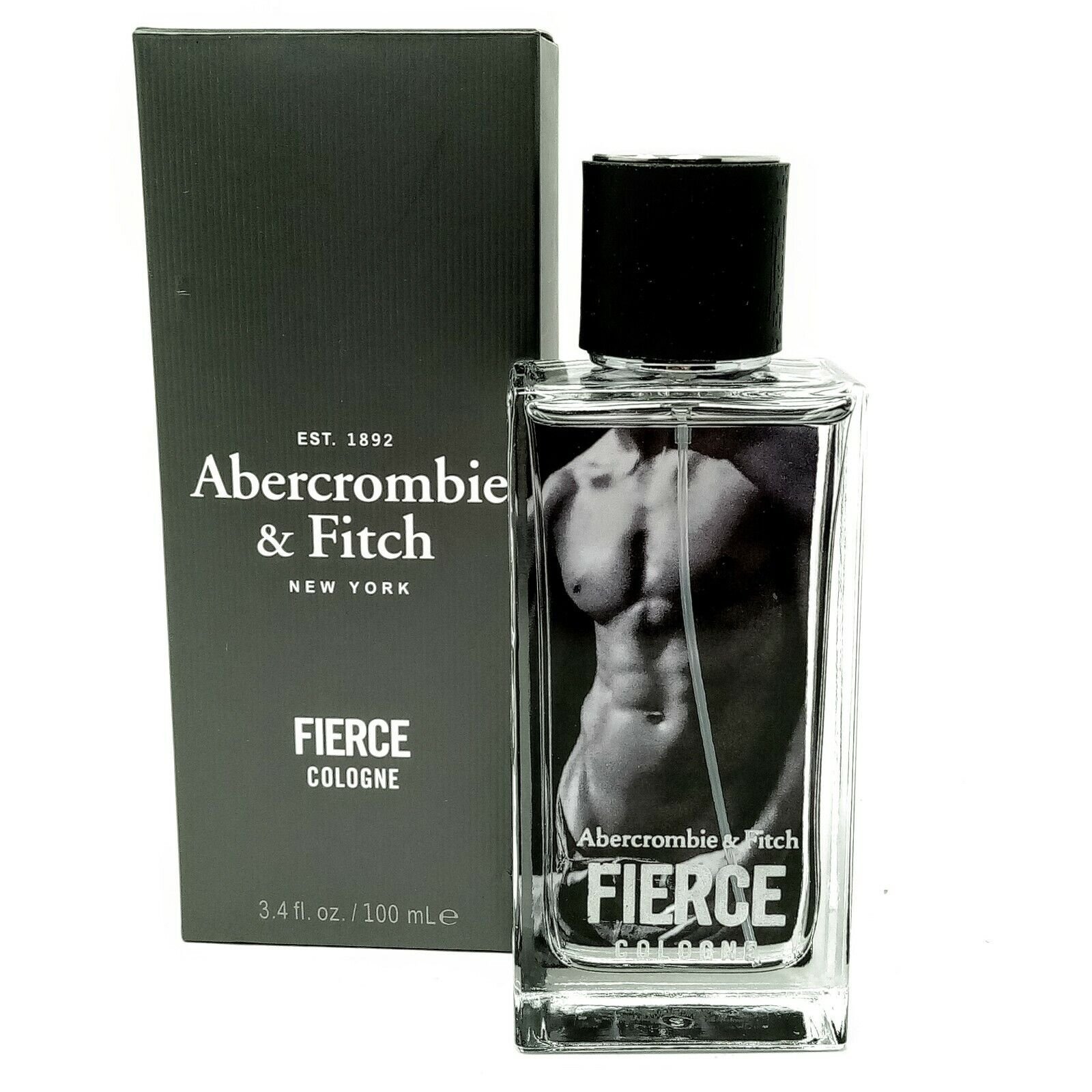 Abercrombie & Fitch Fierce 3.4oz / 100ml Eau De Cologne For Men Brand New Sealed