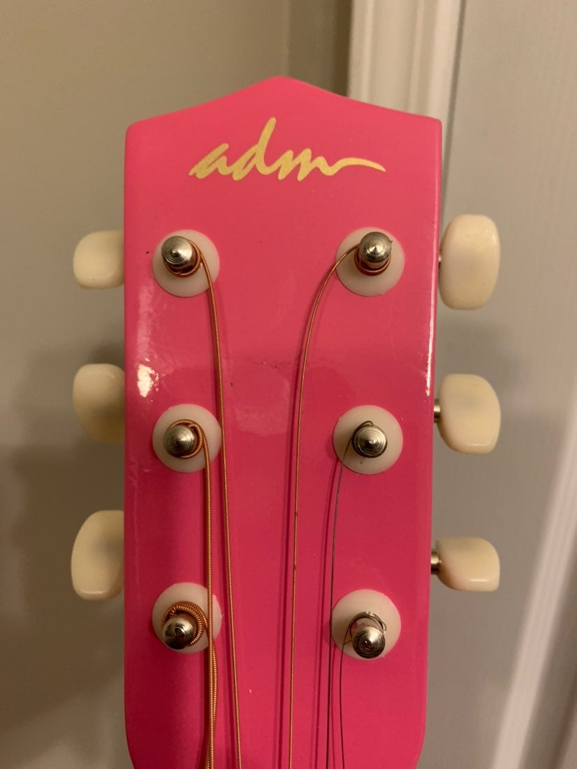 kids Guitar 30 inch pink