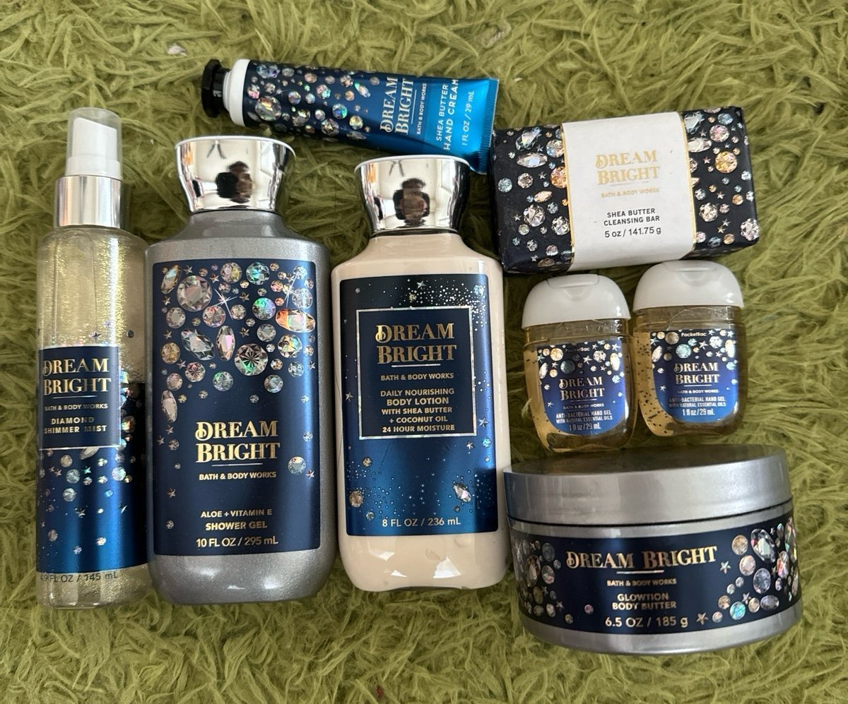 6 Dream bright body care bundle