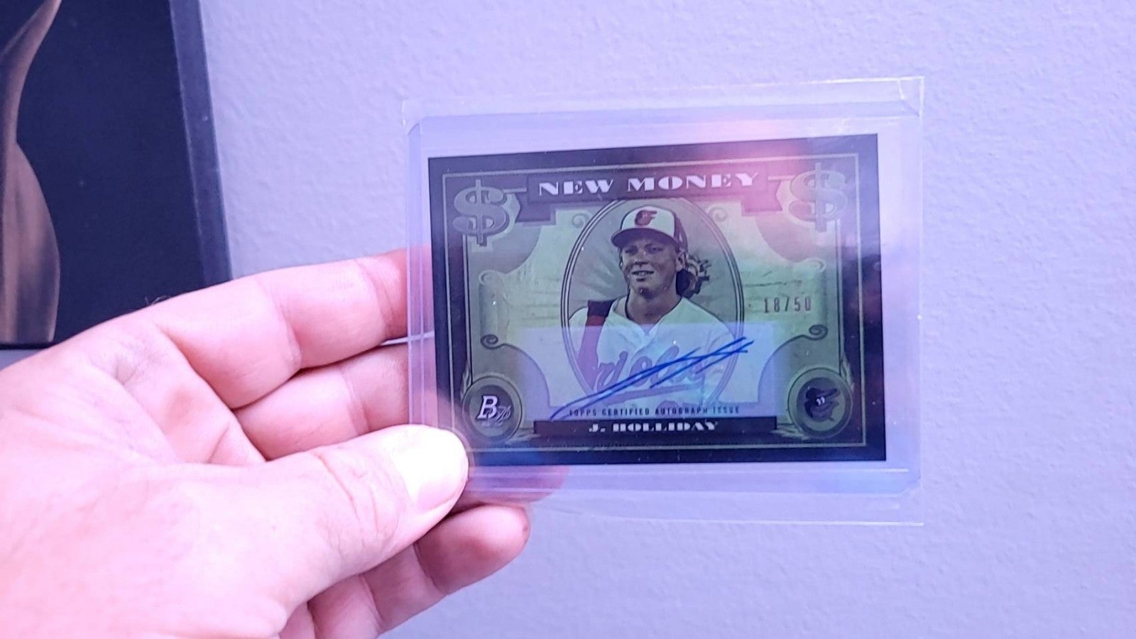 2023 Bowman Platinum New Money Jackson Holliday auto