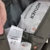 MOTHER The Insider Flood pants Cinder Block gray green faux leather size 28 NEW