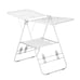 Heavy-Duty Gullwing Collapsible Clothes Drying Rack