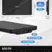 Phone Vlog Selfie Monitor Screen, Magnetic Phone Holder, with Rear Camera