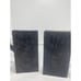 Dark Wood Set Hand Carved Elephant Figure Bookend Shelf Display