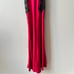 Victoria’s Secret 90s Silk Red Black Lace Vintage Lattice Maxi Gown Slip Dress M