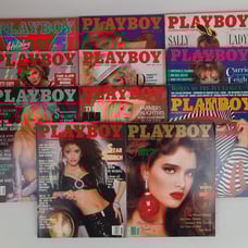 Playboy Magazine 1986 lot of 11