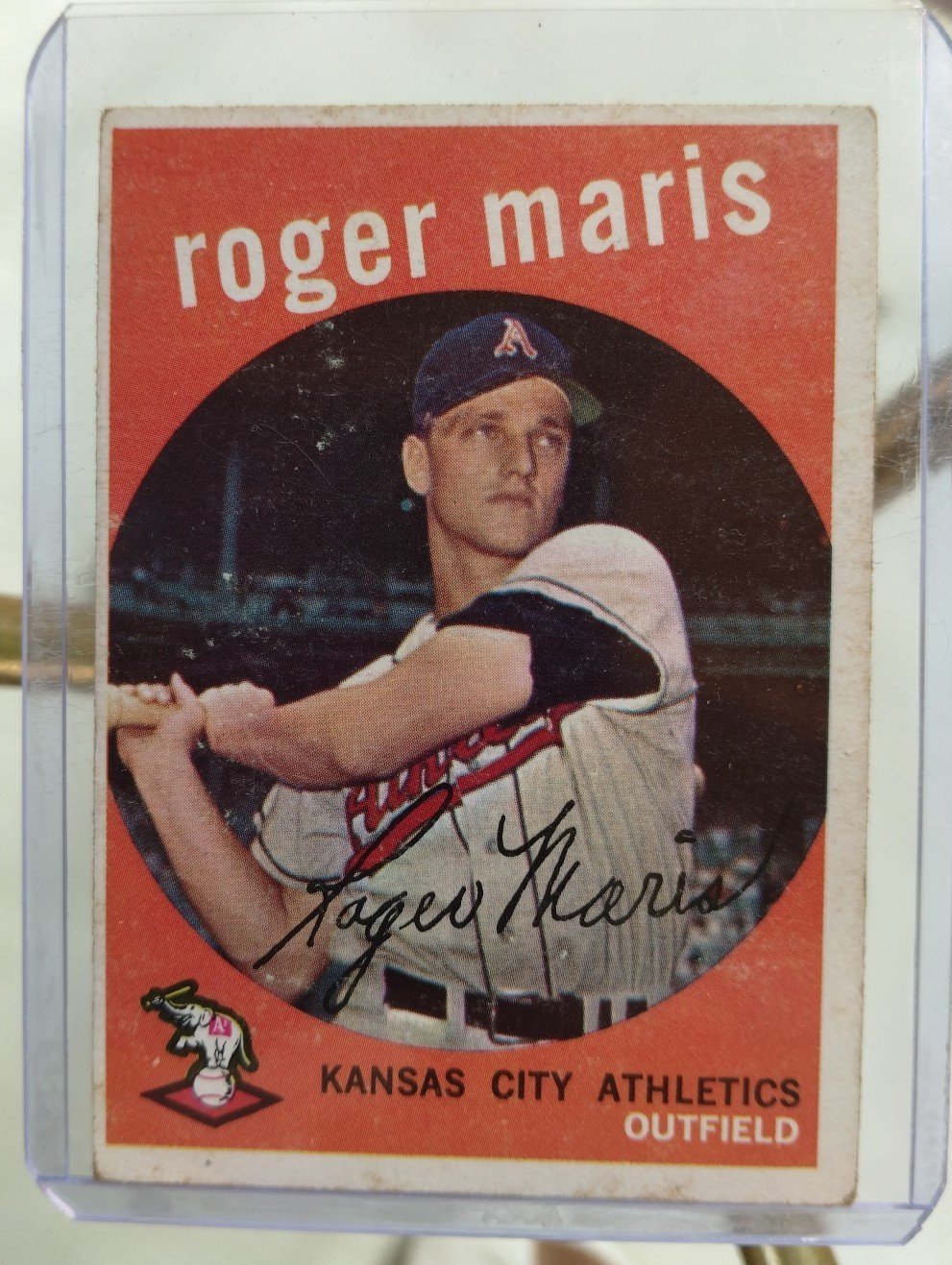 ROGER MARIS 1959 #202 Topps Baseball Card