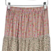 Mimi Daphne XS Skirt Cottagecore Floral Patchwork Tiered Ruffle Prairie Peasant