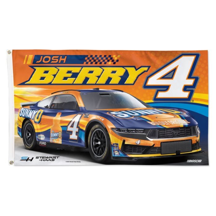 Josh Berry #4 Sunny D 2024 3' x 5' deluxe flag