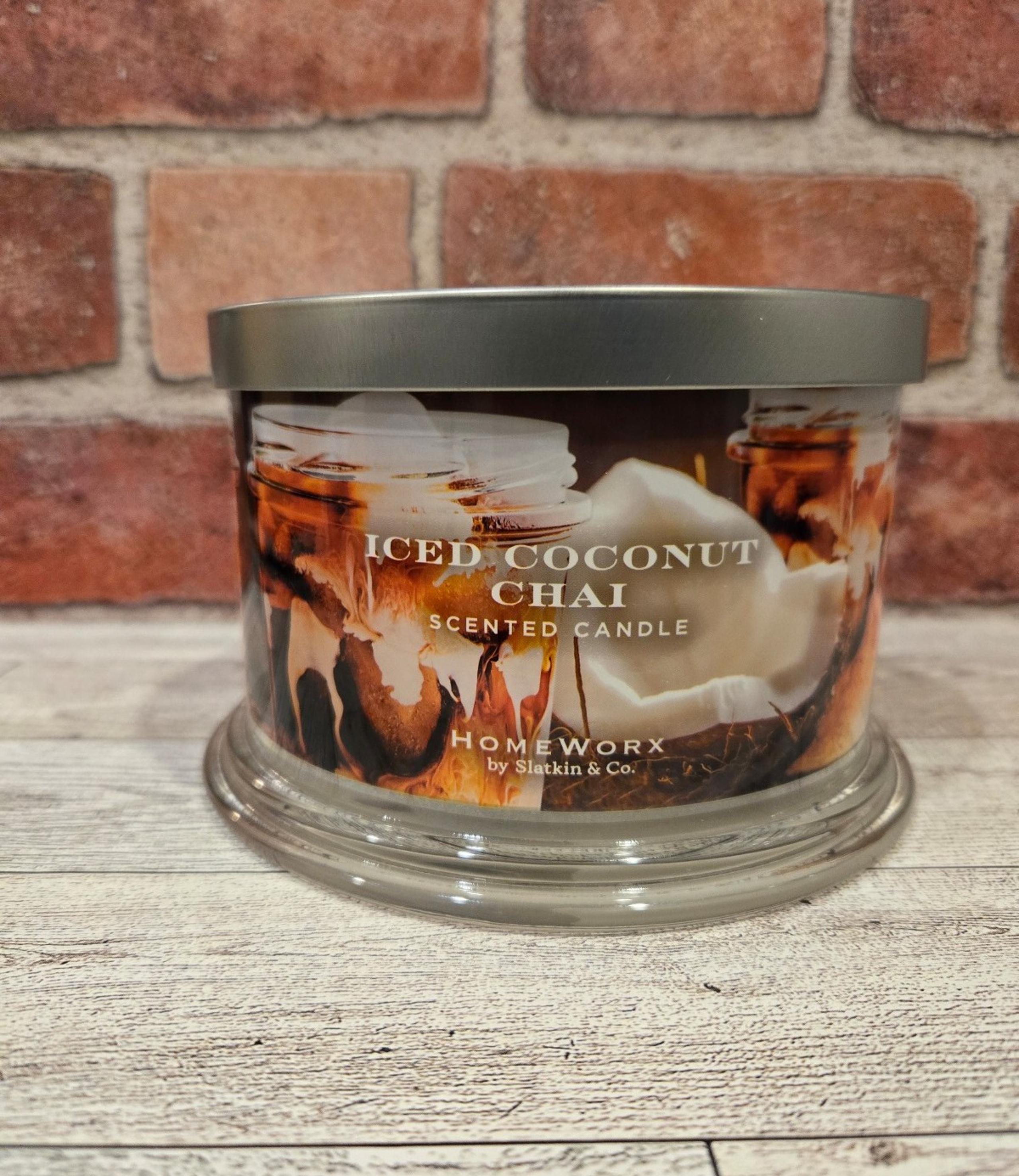 Iced Coconut Chai 4 wick Homeworx candle