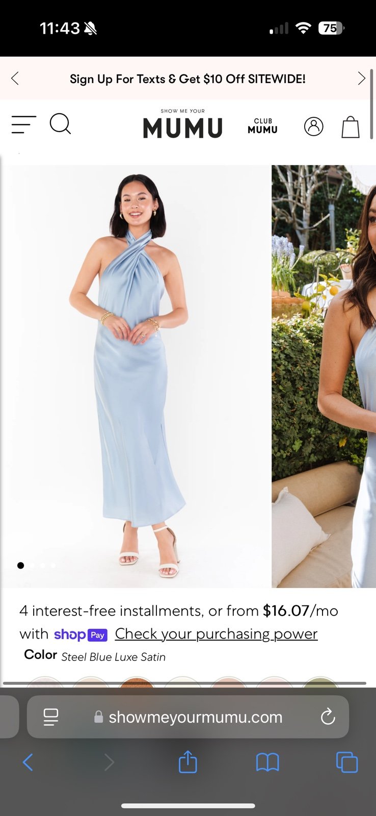 Show me your mumu - jasmine halter dress