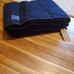 NWT Faribault Woolen Mill Queen, Pure and simple Utility blanket- Navy