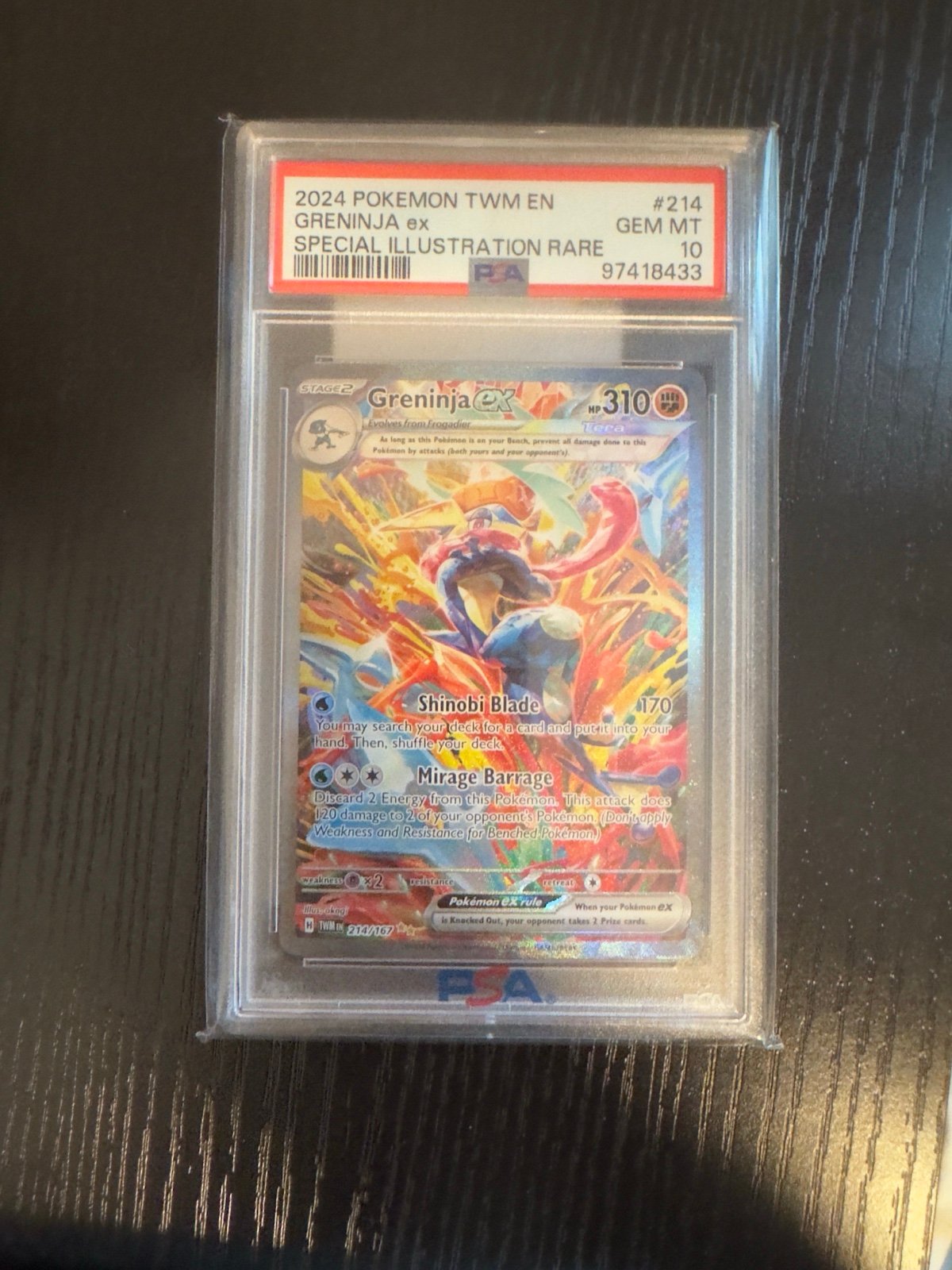 [SOLD] PSA 10 Greninja Special Illustration Rare 214