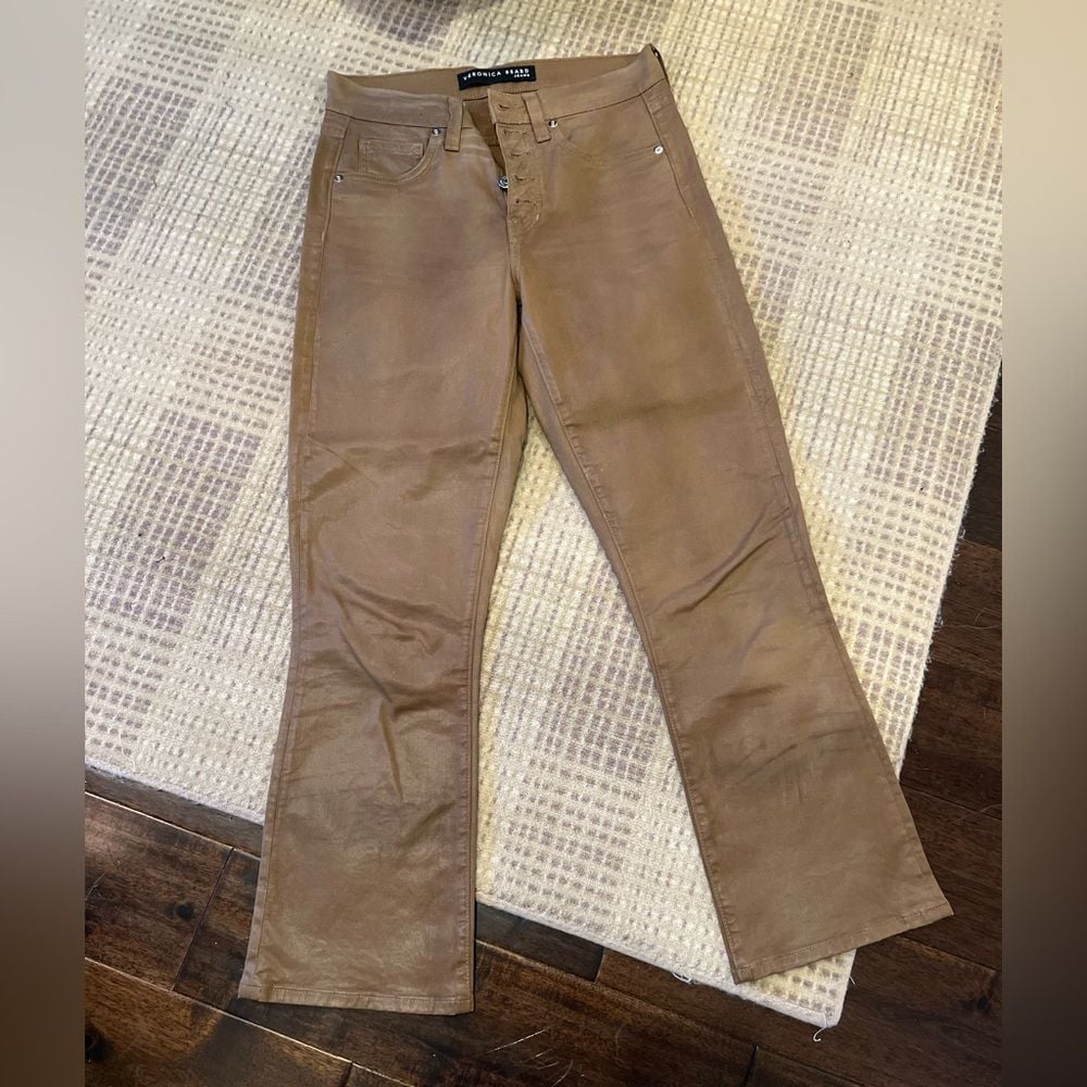 Veronica Beard coated baby boot jeans