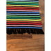Vintage Crochet Knit Afghan Color Block Handmade Multi Colored Blanket Throw