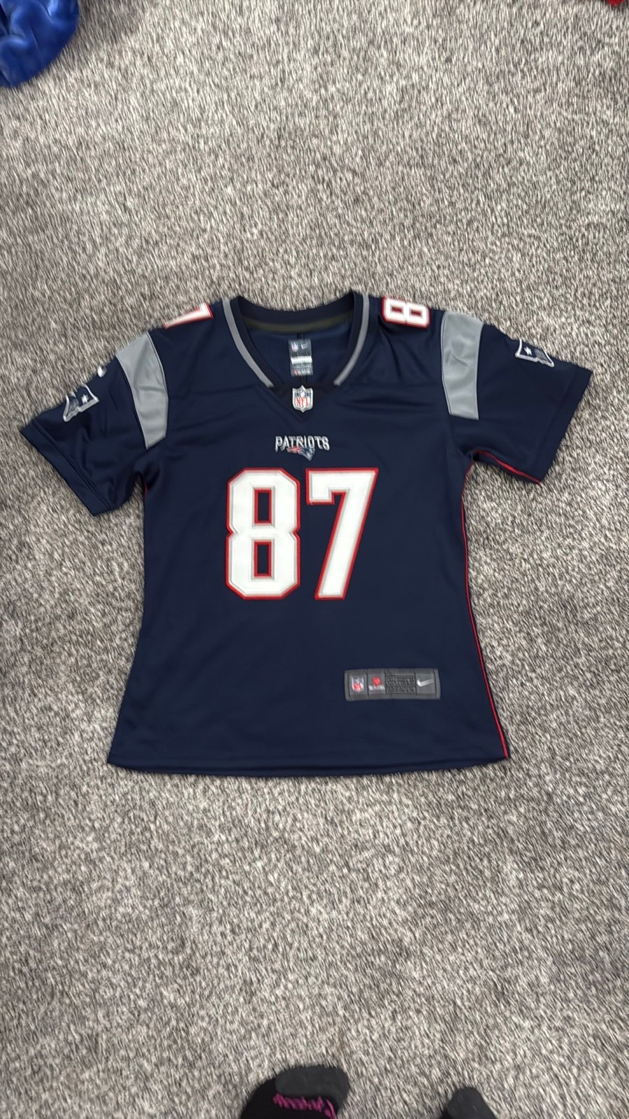Women’s Nike On Field New England Patriots “Gronkowski” Jersey