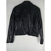 Avanti Women's Leather Biker Jacket Black Sz M