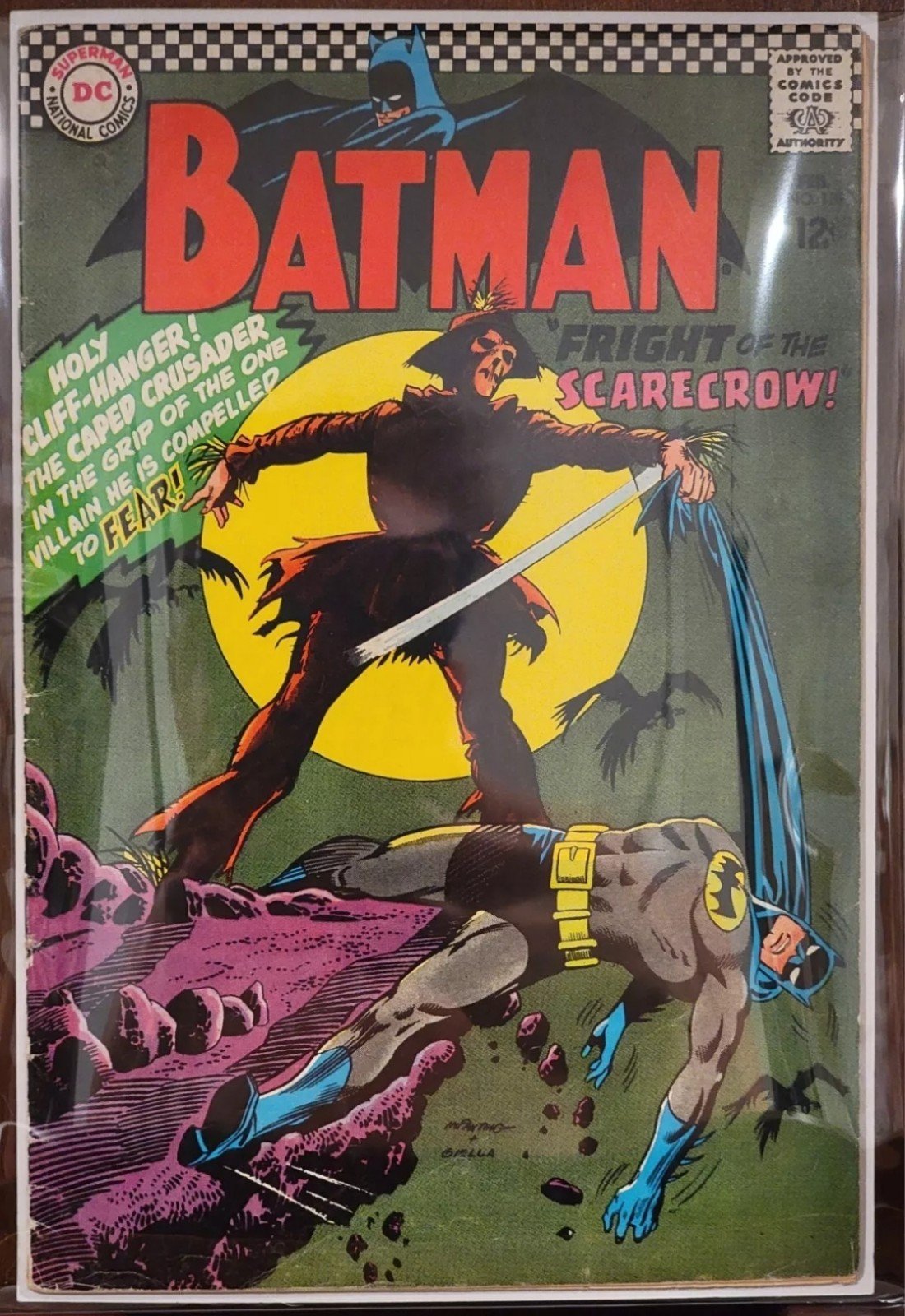 BATMAN #189 VG/FN 1st App of Scarecrow 1967 Silver Age Sheldon Moldoff Mid Grade
