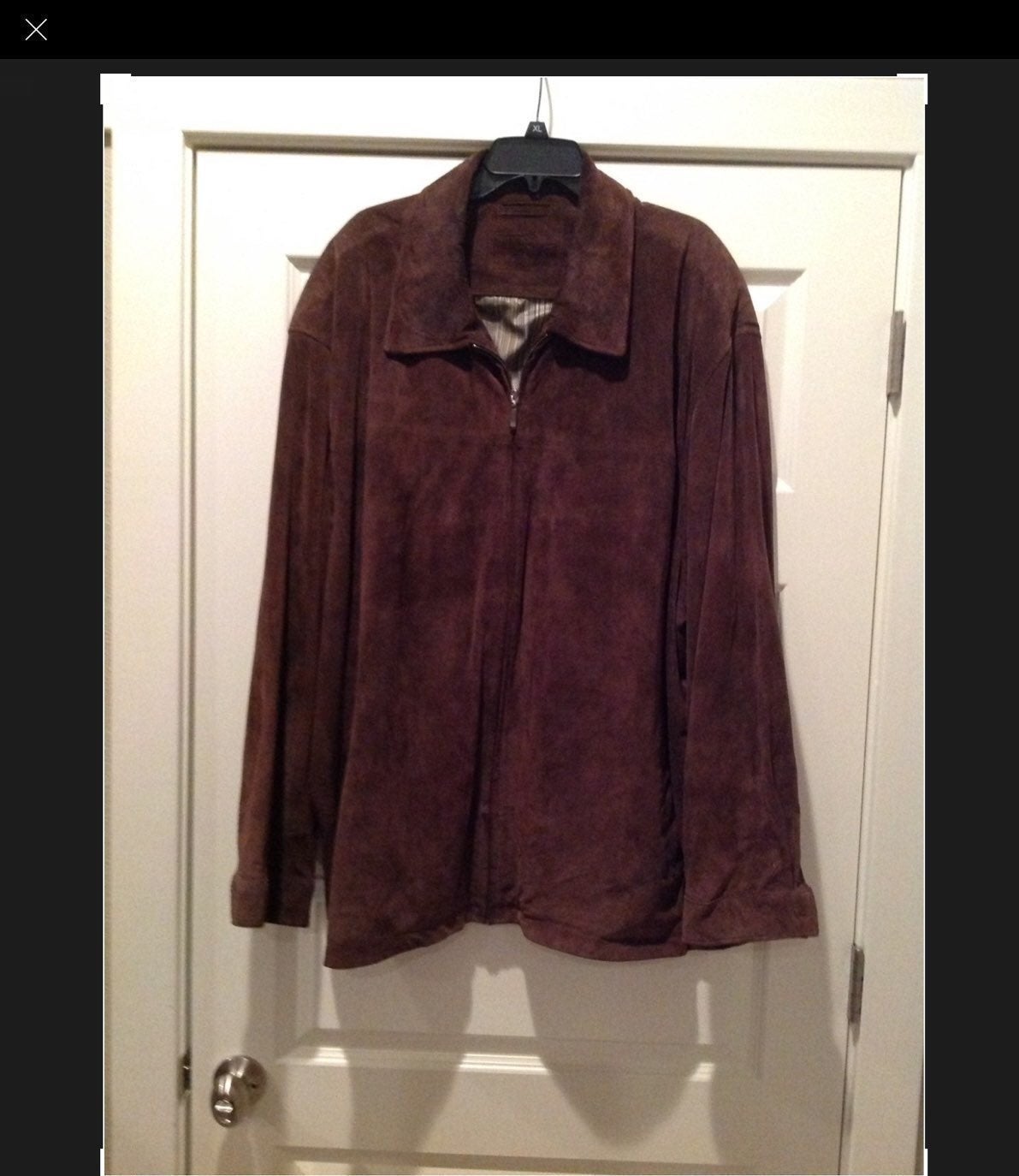 BIG MAN Brown Suede Jacket