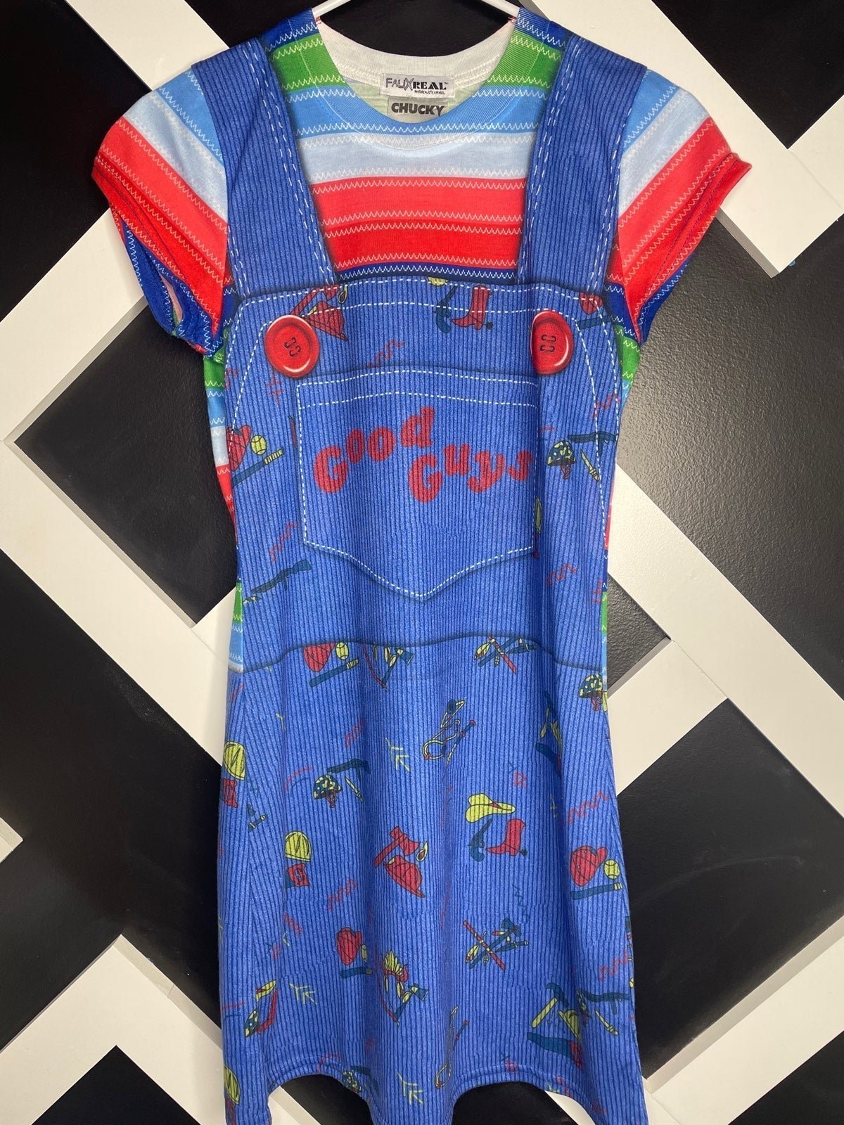 Chucky Costume Dress with Leggings
