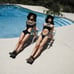 HOT ITEMBlack Sunstreak One Piece Swimsuit