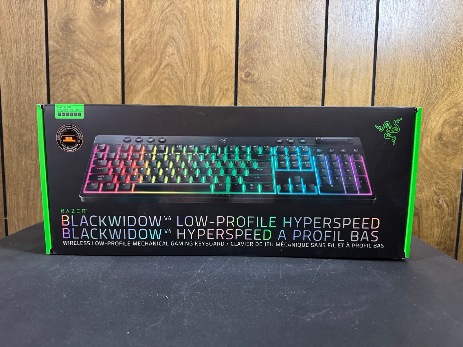 Razer BlackWidow V4 Low Profile Wireless Gaming Keyboard New and Sealed Box