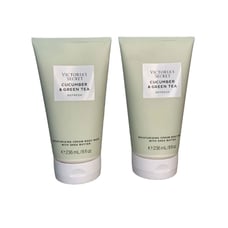 2 VICTORIA'S SECRET CUCUMBER & GREEN TEA REFRESH MOISTURIZING CREAM BODY WASH