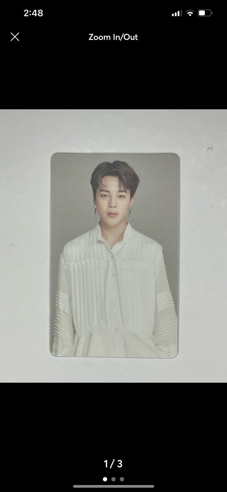 BTS LYS The Final Army Booth Jimin Lucky Draw