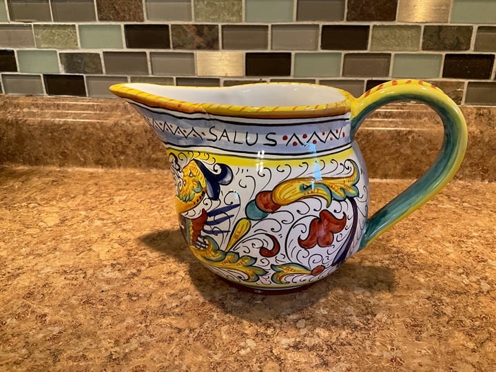Sambuca Deruta Raffaellesco Pitcher