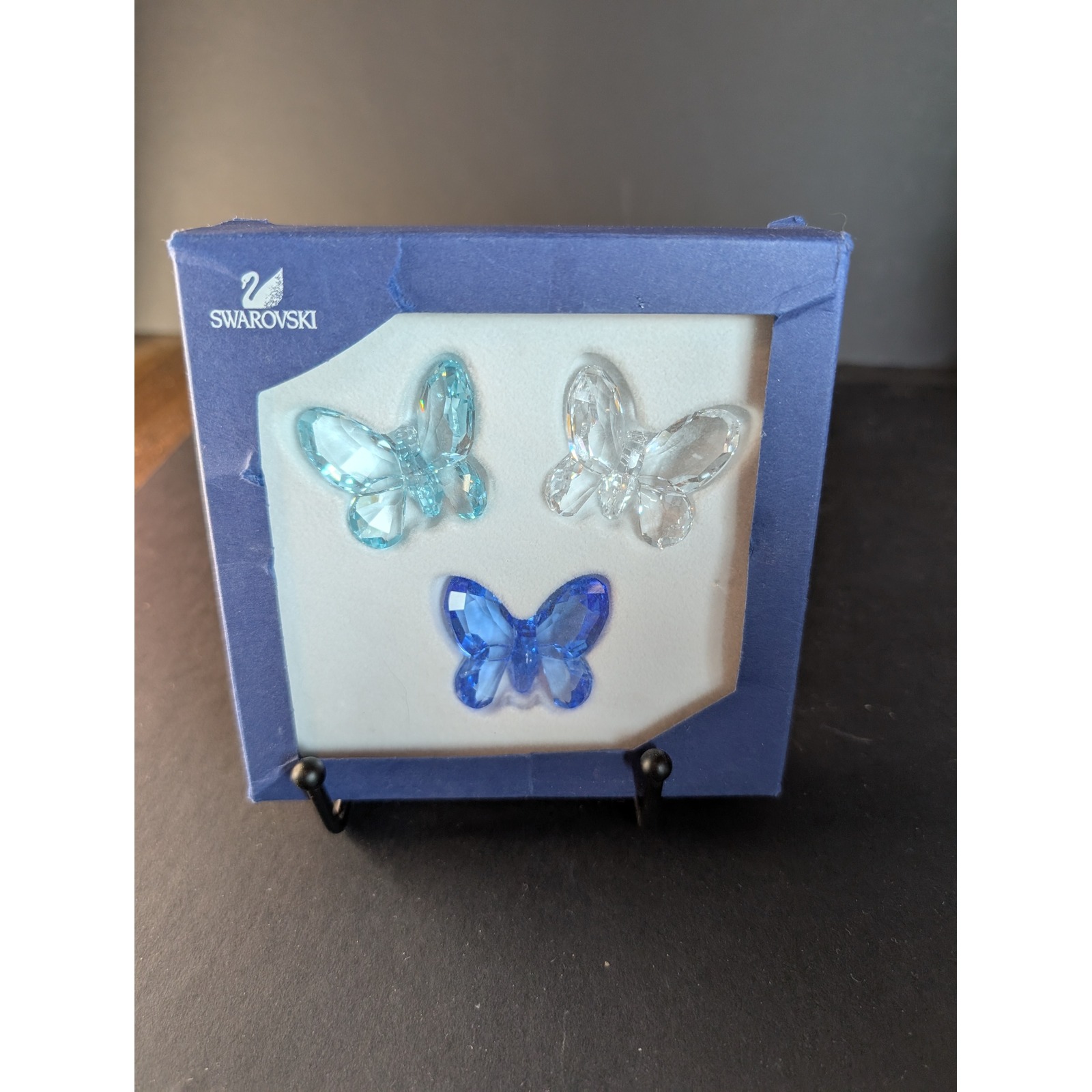 Swarovski Crystal Butterflies 2009 New in box 955428 Set Rare