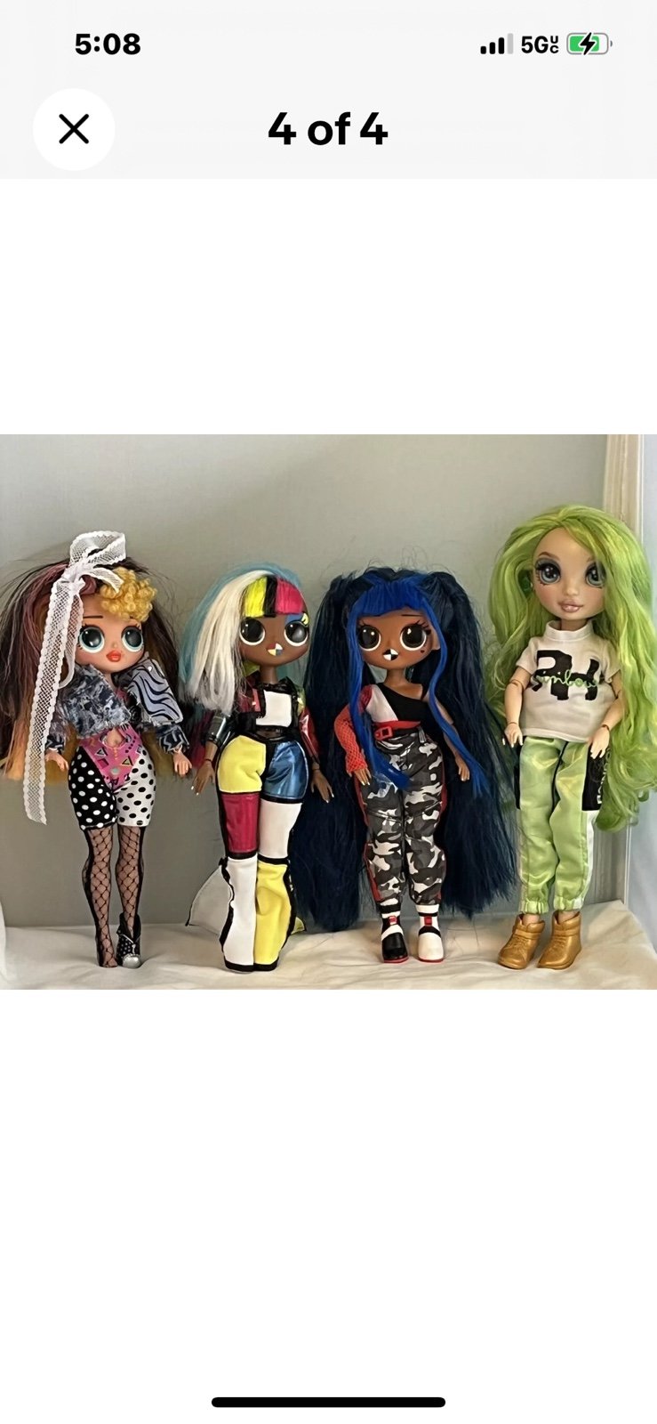 LOL OMG Fashion Dolls lot of 4