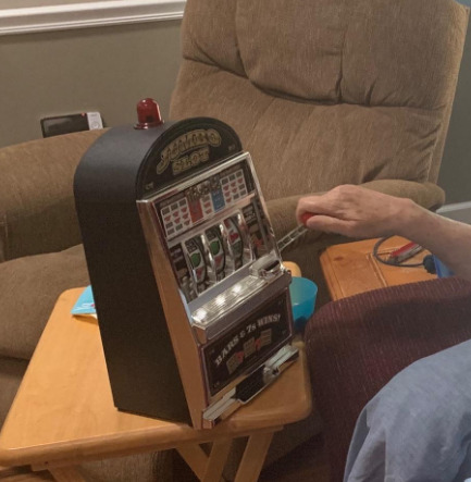 Jumbo Slot Machine Bank Replication