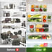 14 Pack Fridge Organizer, Stackable Refrigerator Organizer Bins with Lids, BPA-F