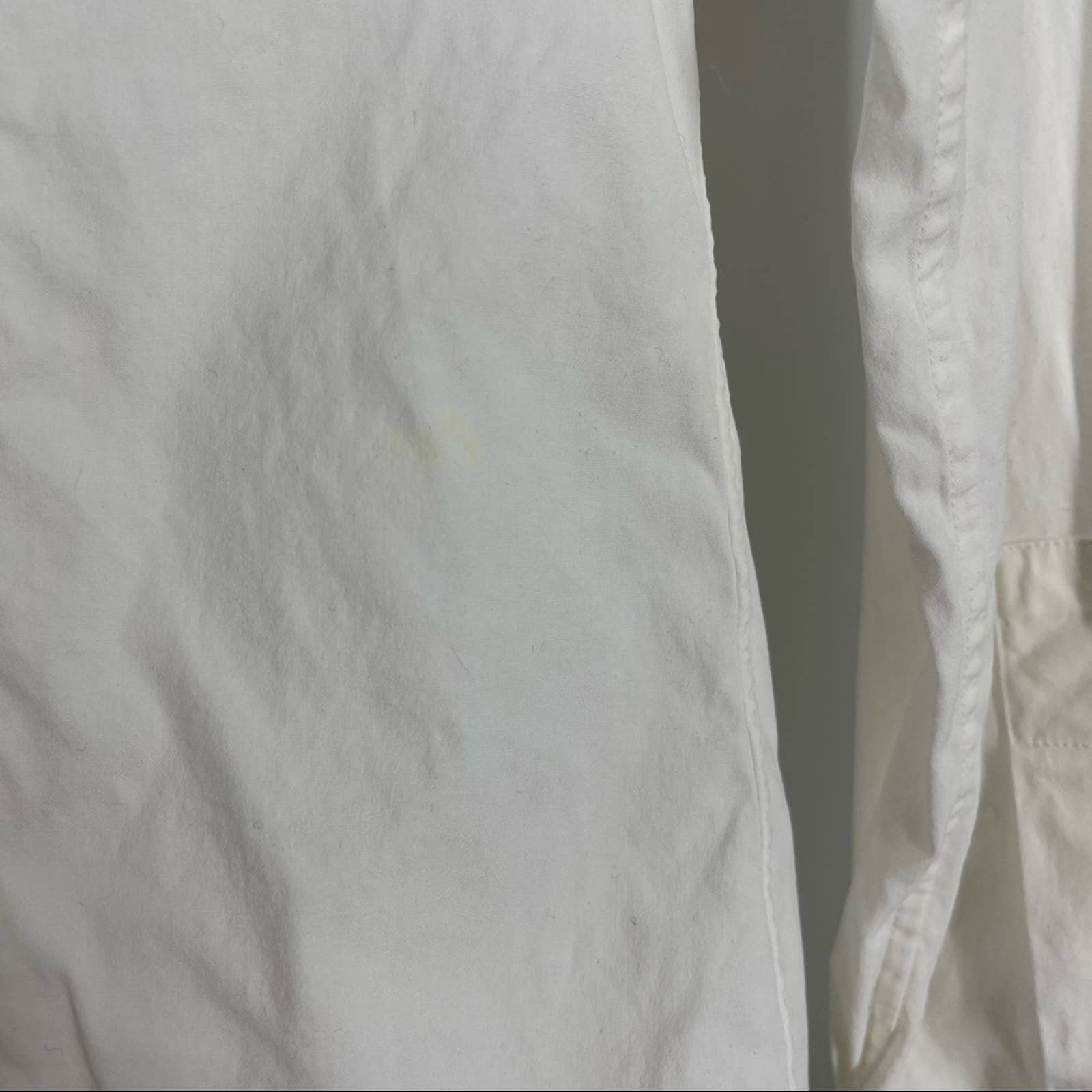 Shops Burberry Off White Button Down Blouse Women’s IT Size 42 US Size 8