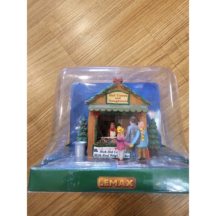 Lemax Hot Cocoa and Doughnuts Village Accessory 23982 Christmas