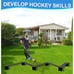 Portable Hockey Training Aid for Improving Puck Control Dangler