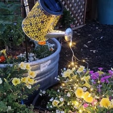 Solar Watering Can Lights, Large Hanging Solar Lantern Waterproof Outdoor