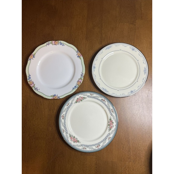 lot of 3 Lenox and Royal Albert plates EXCELLENT vintage