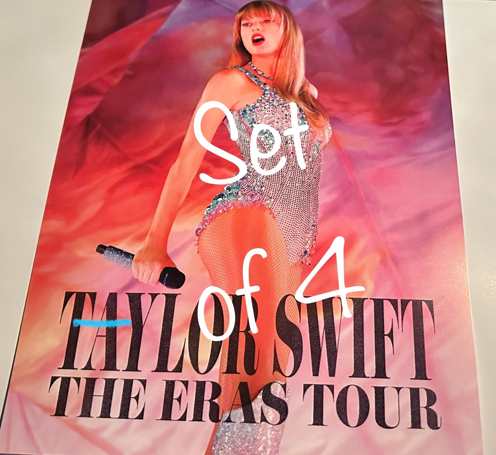 Taylor Swift 4-Pack Bundle Official AMC Mini Movie Poster Eras Tour 8”x10”