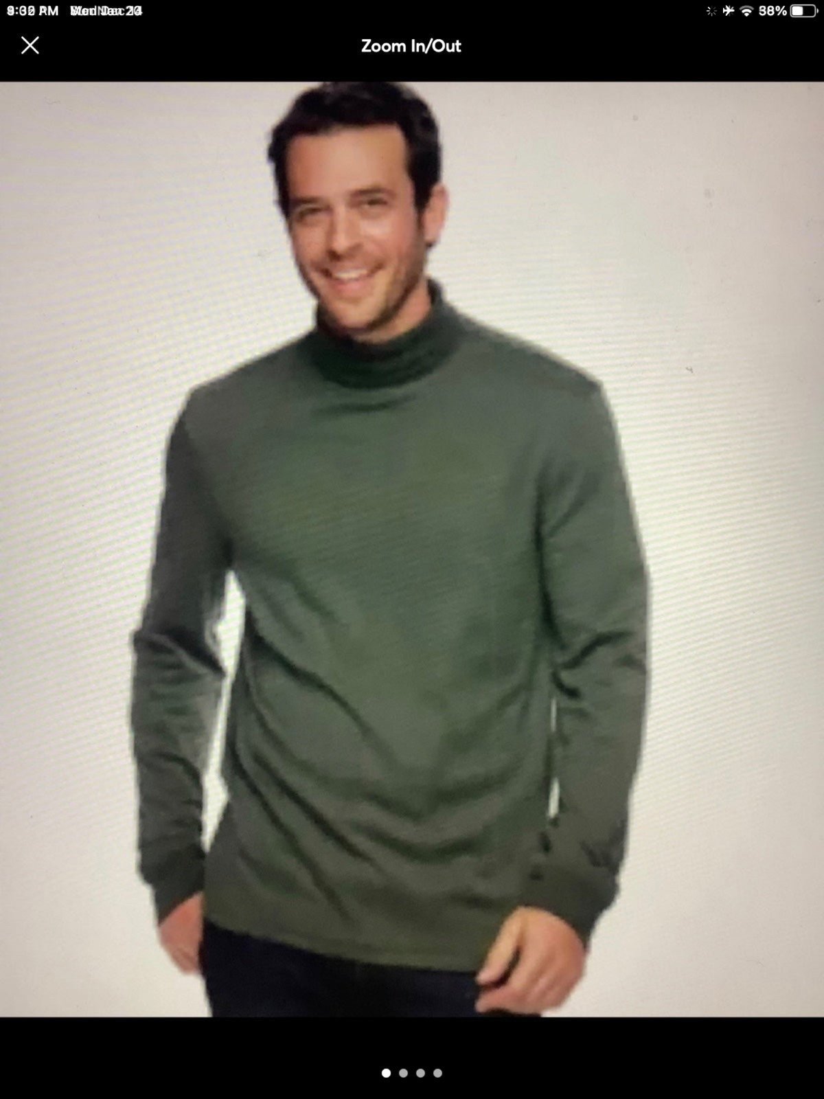 croft and barrow men's mock turtleneck