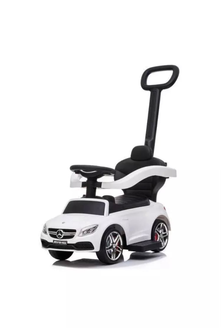 Best Ride on Cars Mercedes Licensed Kids Push Ride-On Car 3-in-1 Removable Bars